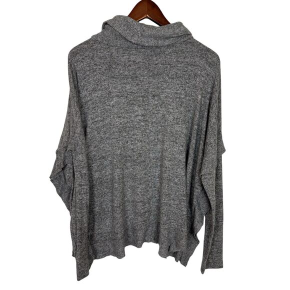 Anthropologie Postmark Gray Lassen Cowl Neck Sweater Women's Small Oversize - Picture 4 of 9